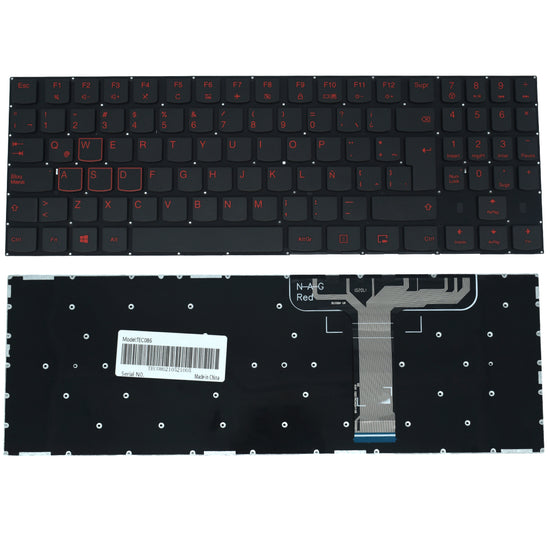 TEC086 Teclado Compatible Con Lenovo Y520 15ikbm 15ikbn Español