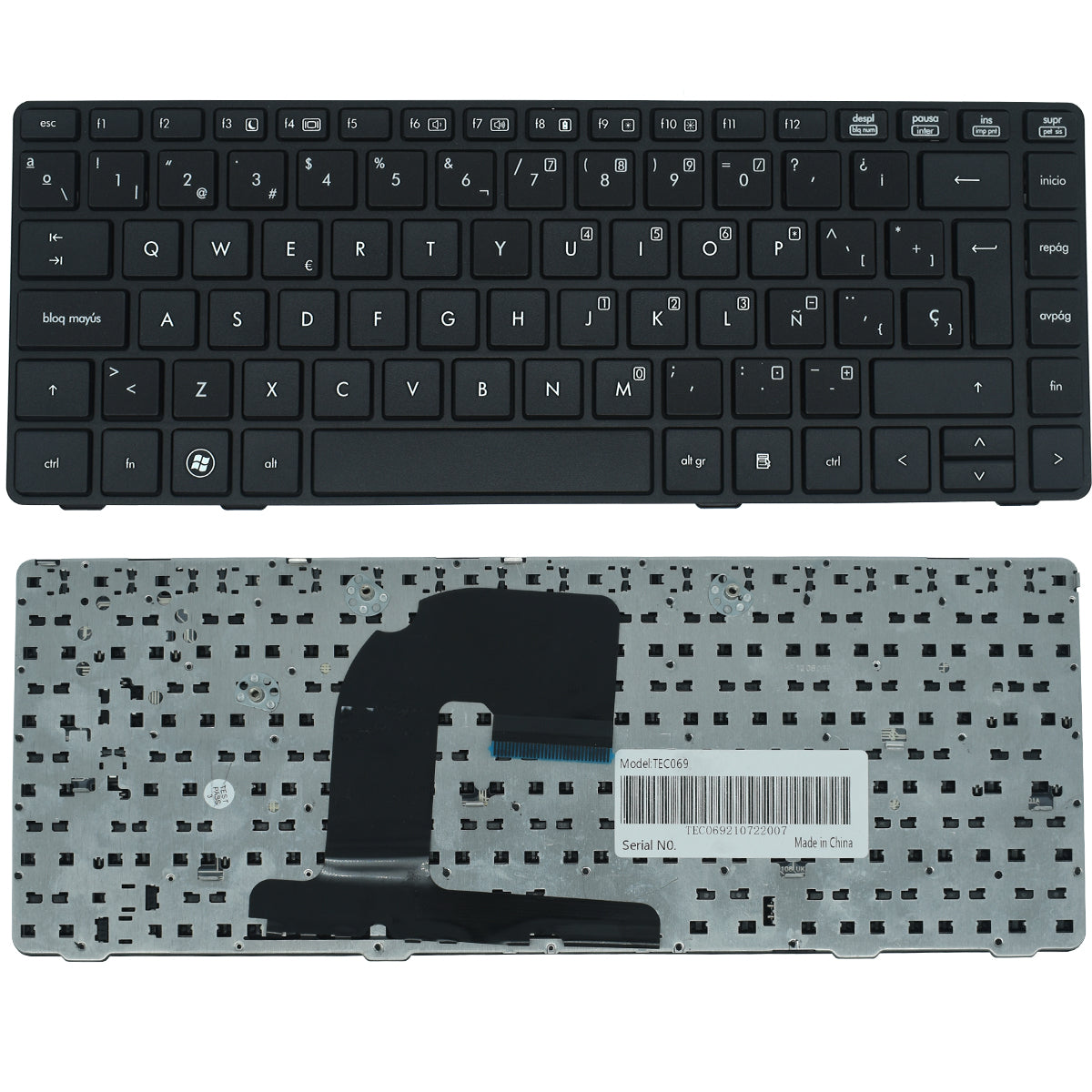 TEC069 Teclado Hp 8460p 8460w 8470w 8470p Point Stick Español