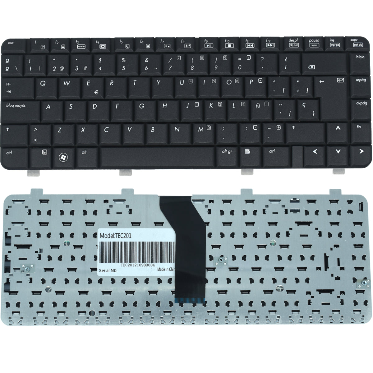 TEC201 Teclado Hp Dv4 1000 1200 1300 1400 1500 1600 2000