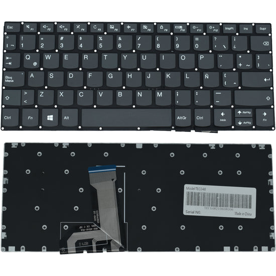 TEC048 Teclado color Negro (SP) para Lenovo Ideapad Yoga 330-11ikb 120S-11IAP