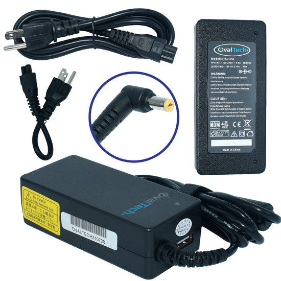 OTAC-E56 Cargador Ovaltech Mini Dell Acer Aspire One 19v 1.58a 30w