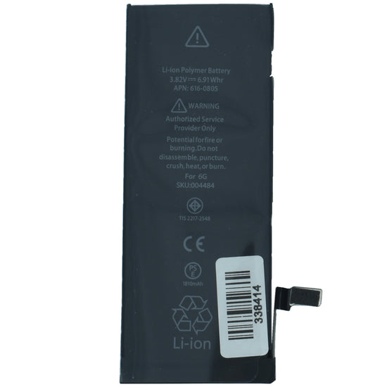 BAT-IPH6 Bateria de Reemplazo 1810mAh Li-ion Polymer 3.82V / 6.91Whr para iPhone 6 - Tecnología AltérCo