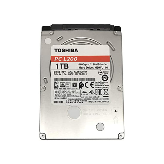 MK1059GSM / HDWL110XZSTA Disco Duro 2.5inch TOSHIBA 1TB 7.7mm 5400rpm - Tecnología AltérCo