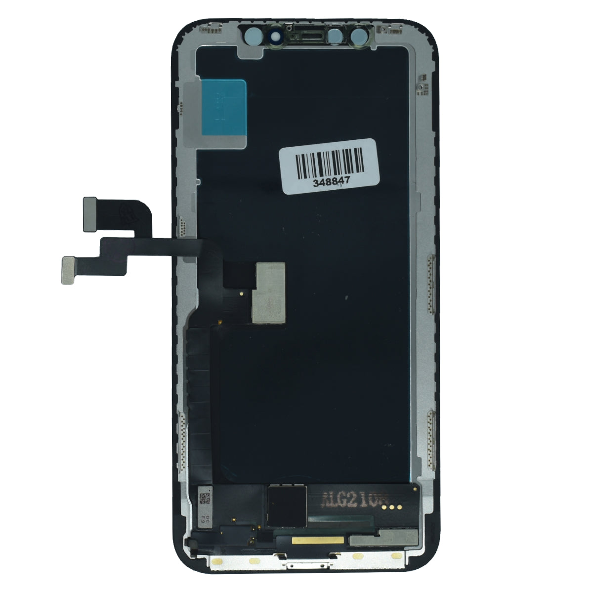 iPhX-001N iphone X 5.8'' lcd + digitalizador Hard OLED - XL (sin camara / sin home) en color negro - Tecnología AltérCo