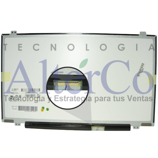 LCD140-005 Pantalla LCD 14.0 LED WXGA (1366X768) Slim Conector Inferior Derecho 40P Glossy