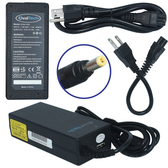 OTAC-E50 Cargador Ovaltech Hp Dv2000 V6000 V3000 18.5v 3.5a 65w
