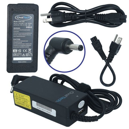 OTAC-E65 Cargador Ovaltech Asus X201e X202e F201e Q200e 19v 1.75a 33w
