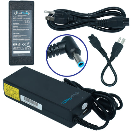 OTAC-E76 Cargador Ovaltech Hp Envy 14 17 15 Punta Azul 90w 19.5v 4.6a