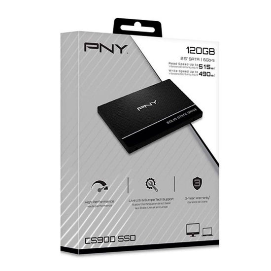 SSD7CS900-480-RB SSD INTERNO PNY 480GB CS900 SATA 2.5inch SSD7CS900-480-RB