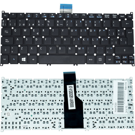 TEC003 Teclado color Negro (SP) para ACER Aspire S3, Aspire S5, Aspire One 756