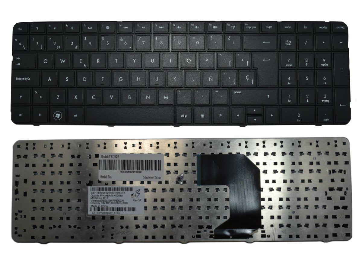 TEC025 Teclado Hp Pavilion G7 1100 1200 1000 1300 Facturada