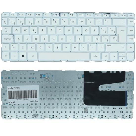 TEC026 Teclado Blanco Para Hp 14-e 14e 14 E F 14-f, 14f