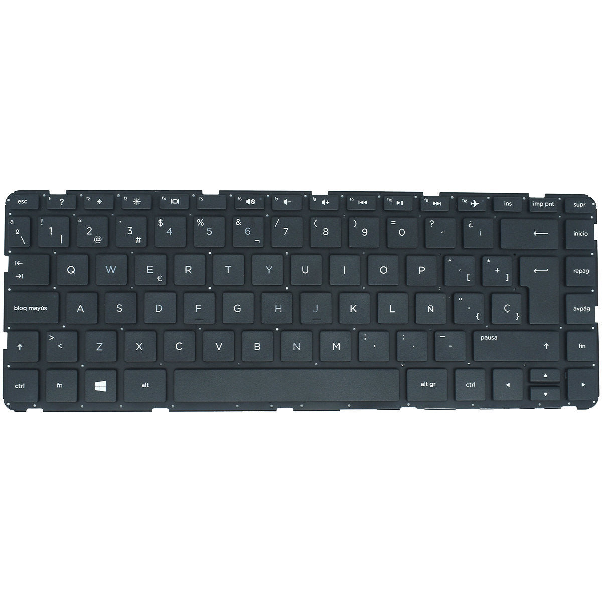TEC027 Teclado color Negro (SP) para HP Pavilion Sleekbook 14f 14-f 14-f002la 14-e 14e 14 E 14-e012la 14-f 14f - Tecnología AltérCo