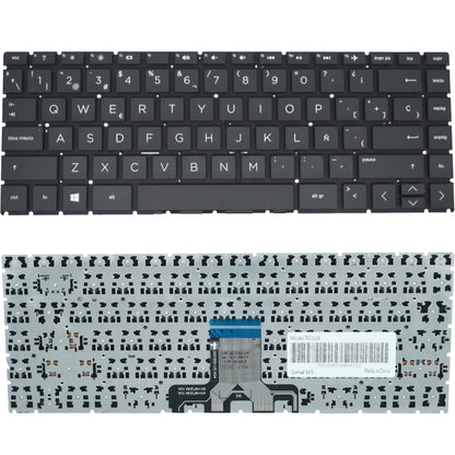 TEC028 Teclado color NEGRO (SP) para HP Pavilion Hp 14-ce 14-da 14-cd 14cm 14-ma 14-ck 14-dg - Tecnología AltérCo