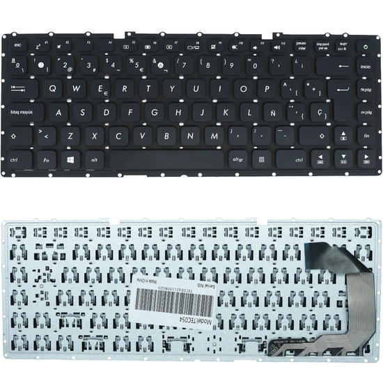 TEC054 Teclado color Negro (SP) para Asus X441 X441s X445 A441 X440 S441 F441 X400n X445s
