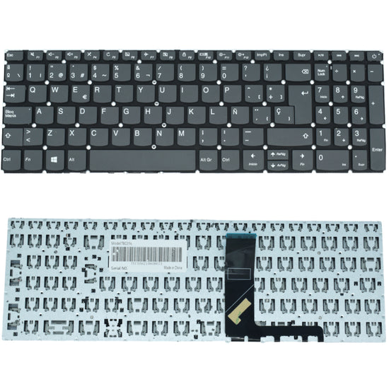 TEC056 Teclado color Gris (SP) para Lenovo 320-15isk 320-15 320-15iap 320-15abr 320-15as (Tecla Encendido)