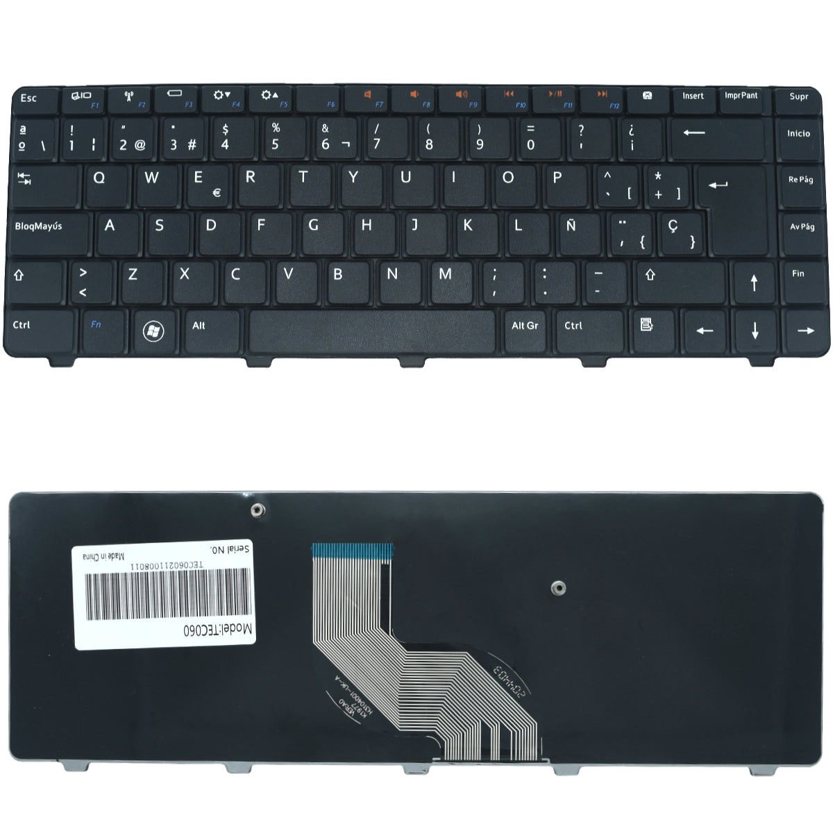 TEC060 Teclado color Negro (SP) para DELL Inspiron 14R, Inspiron 14V - Tecnología AltérCo