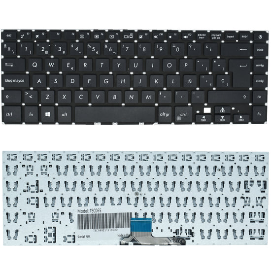 TEC065 Teclado color Negro (SP) para Asus Vivobook S15 S510u A510u F510u X510u K510