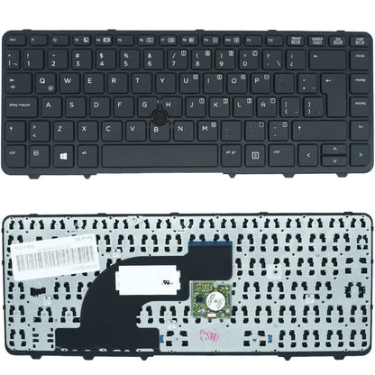 TEC070 Teclado color Negro (SP) para HP Probook 640 G1 G0 440 445 645 A640 (Con Marco) - Tecnología AltérCo