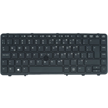 TEC070 Teclado color Negro (SP) para HP Probook 640 G1 G0 440 445 645 A640 (Con Marco) - Tecnología AltérCo