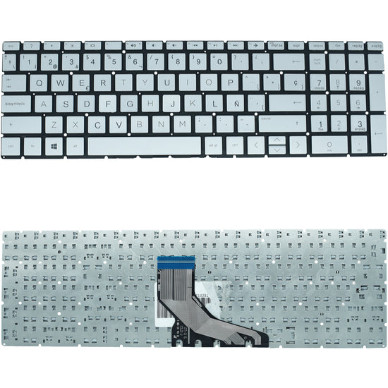 TEC073 Teclado color Plata (SP) para Hp 15-da 15-db 15-cs 15-db 15-cx 15-dr 250 G7