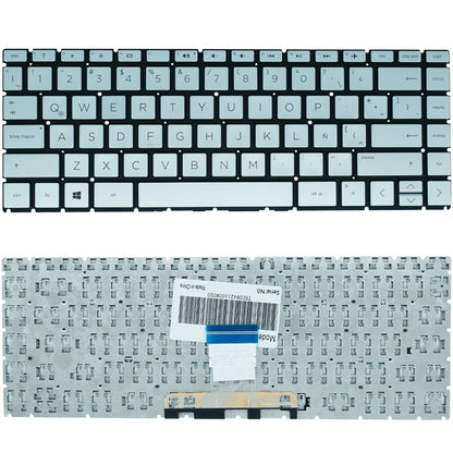 TEC084 Teclado color Plata (SP) para Hp X360 14-cd 14-cd000 14-cd0000 14t-cd00 - Tecnología AltérCo