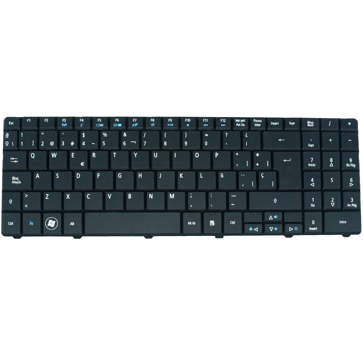 TEC091 Teclado color Negro (SP) para ACER Aspire 5532, Aspire 5517, Aspire 5516 - Tecnología AltérCo