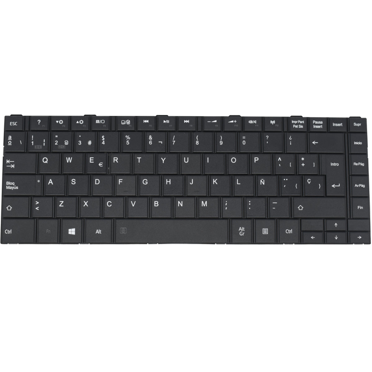 TEC093 Teclado color Negro (SP) para TOSHIBA C40 - Tecnología AltérCo