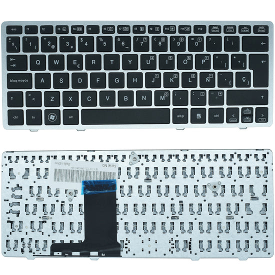 TEC094 Teclado color Plata (SP) para HP EliteBook 2560p 2570p