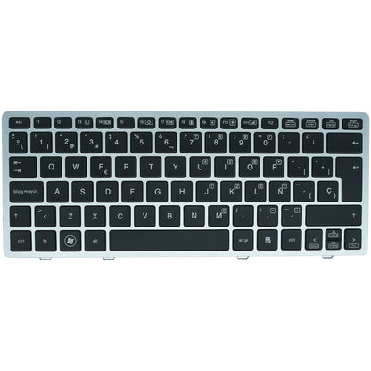 TEC094 Teclado color Plata (SP) para HP EliteBook 2560p 2570p