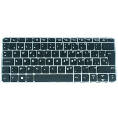 TEC096 Teclado color Negro (SP) para HP EliteBook 725 G3 G4 820 G3 G4 Marco Plata - Tecnología AltérCo