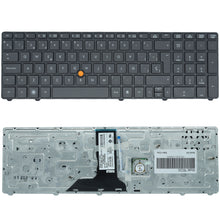 TEC102 Teclado color Negro (SP) para HP Elitebook 8560w 8570w (Point stick / No Backlight)
