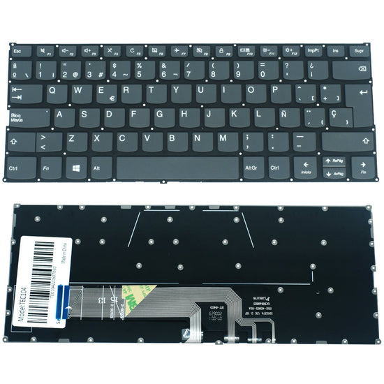 TEC104 Teclado color Negro (SP) para Lenovo Flex 6-14ikbyoga 530-14ikb 530-14arr