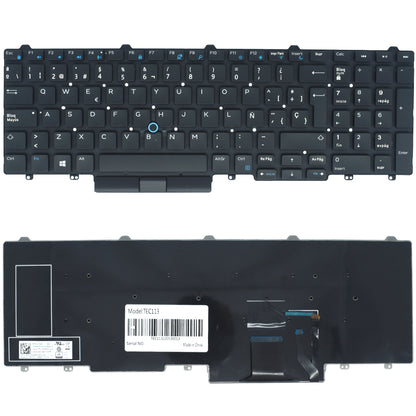 TEC113 Teclado color Negro (SP) para Dell Latitude E5550 E5570 E5580 Precision 5710 7510 SIN Backlight - Tecnología AltérCo