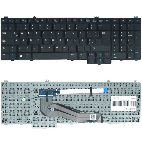 TEC114 Teclado color Negro (SP) para Dell Latitude 15 5000 E5540 Series Pk130wr3a21 SIN Backlight