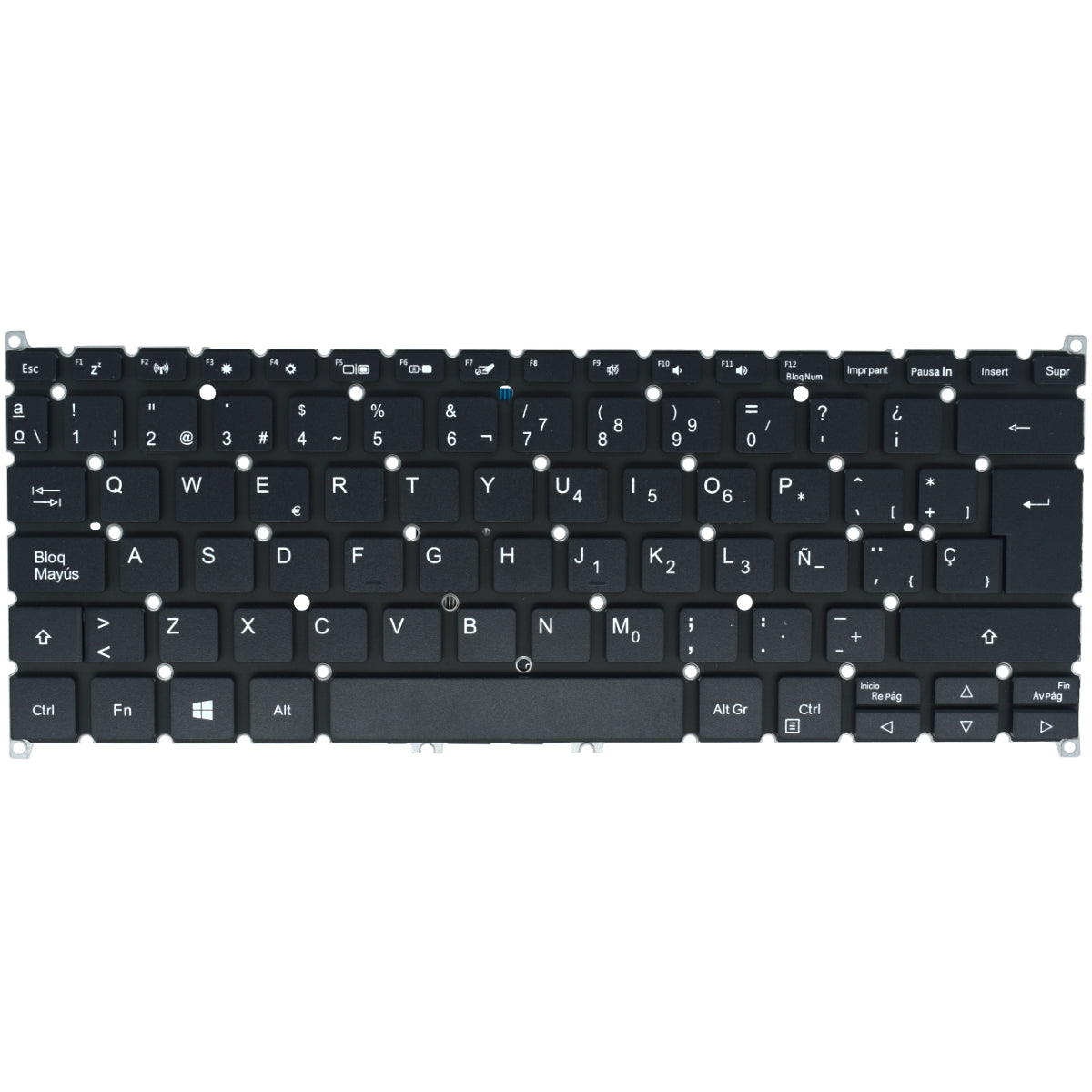 TEC116 Teclado color Negro (SP) para Acer Swift 3 SF314-54 SF314-54G SF314-41 SF314-41G (Tecla SUPR)