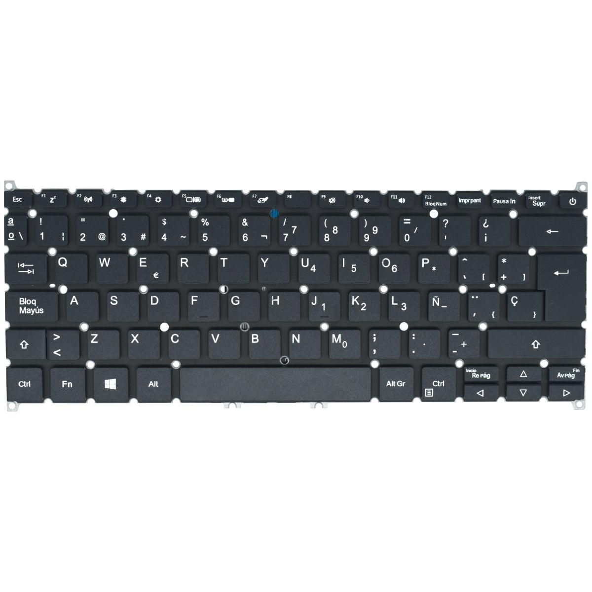 TEC119 Teclado color Negro (SP) para Acer Swift 3 SF314-54 SF314-54G SF314-41 SF314-41G (Tecla Encendido) - Tecnología AltérCo