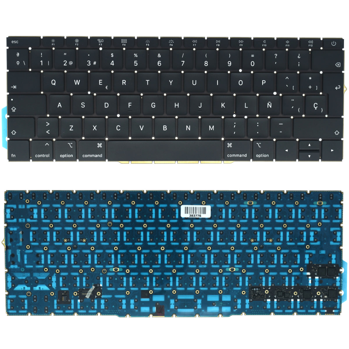 TEC121 Teclado color Negro (SP) para APPLE Macbook Pro 13? (2016-2017) A1708