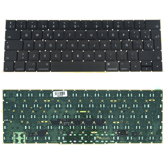 TEC122 Teclado color Negro (SP) para APPLE Macbook Pro 15? (2018) A1989 A1990