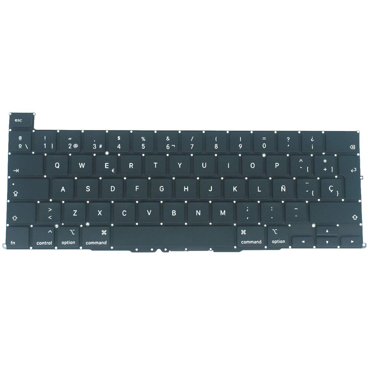 TEC123 Teclado color Negro (SP) para APPLE Macbook Pro 16? (2019-2020) A2141