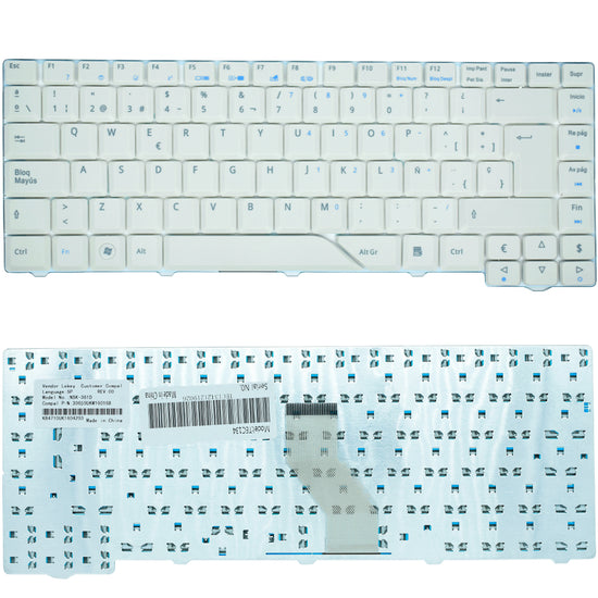 TEC134 Teclado color Gris (SP) para ACER Aspire 4320, Aspire 4520, Aspire 4310