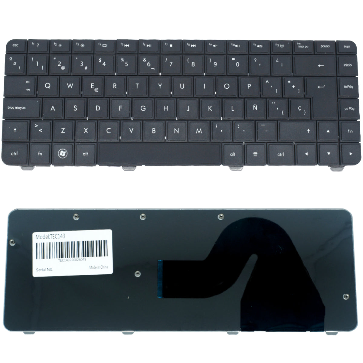 TEC143 Teclado color Negro (SP) para HP Presario CQ42, Presario G42 - Tecnología AltérCo