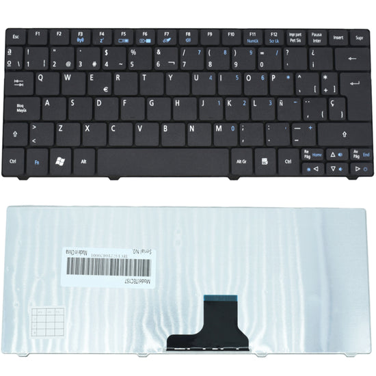 TEC157 Teclado color Negro (SP) para ACER Aspire One Ao722 752 752H 753 ZA3 ZA5 751 751H 721