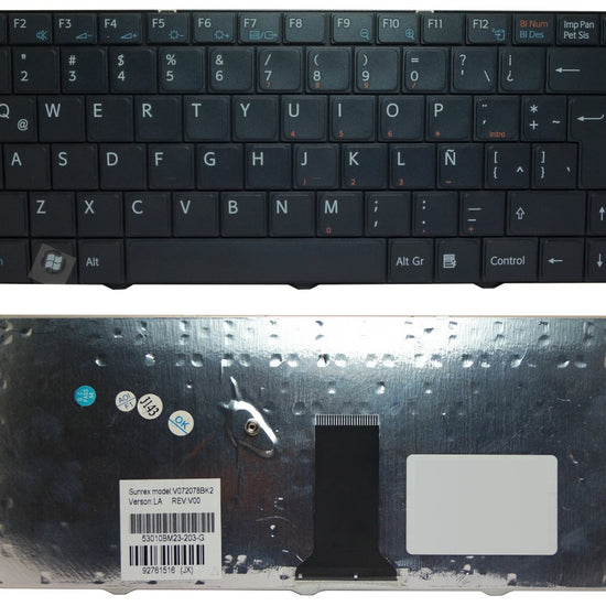 TEC195 Teclado Color Negro (sp) Para Sony Vaio Vgn-nr
