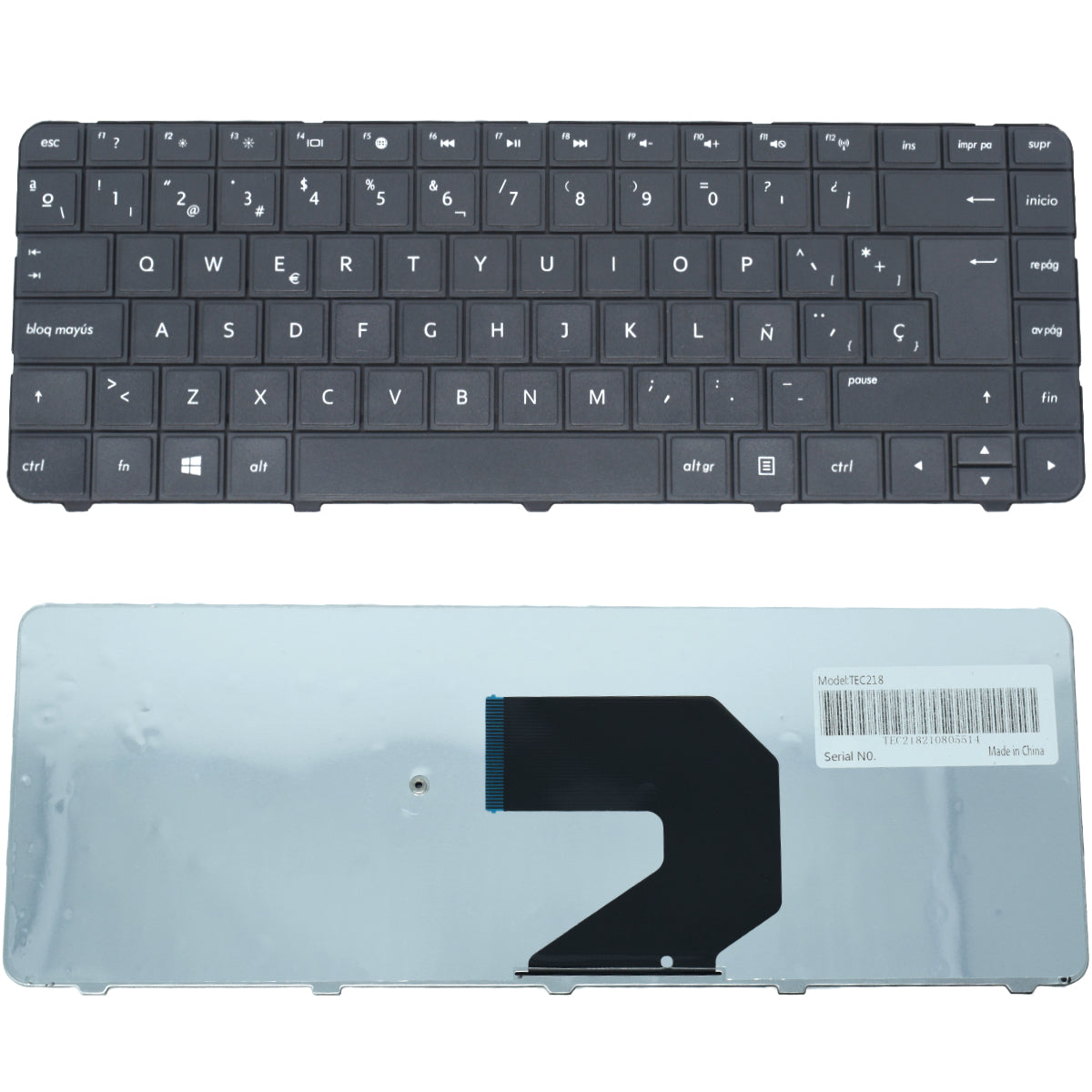 TEC218 Teclado color Negro (SP) para HP Presario G4-1000, Presario CQ43, Presario G6-1000 - Tecnología AltérCo