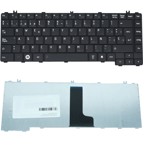 TEC255 Teclado color Negro (SP) para TOSHIBA Satellite C645D, Satellite C645, Satellite C640