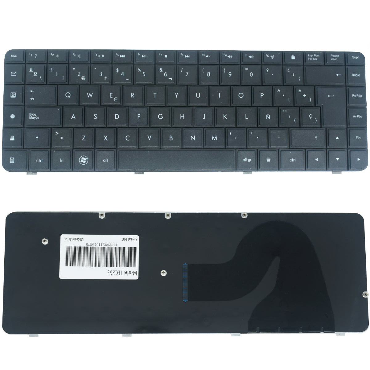 TEC263 Teclado color Negro (SP) para HP Presario CQ56, Presario CQ62, Presario G62 - Tecnología AltérCo
