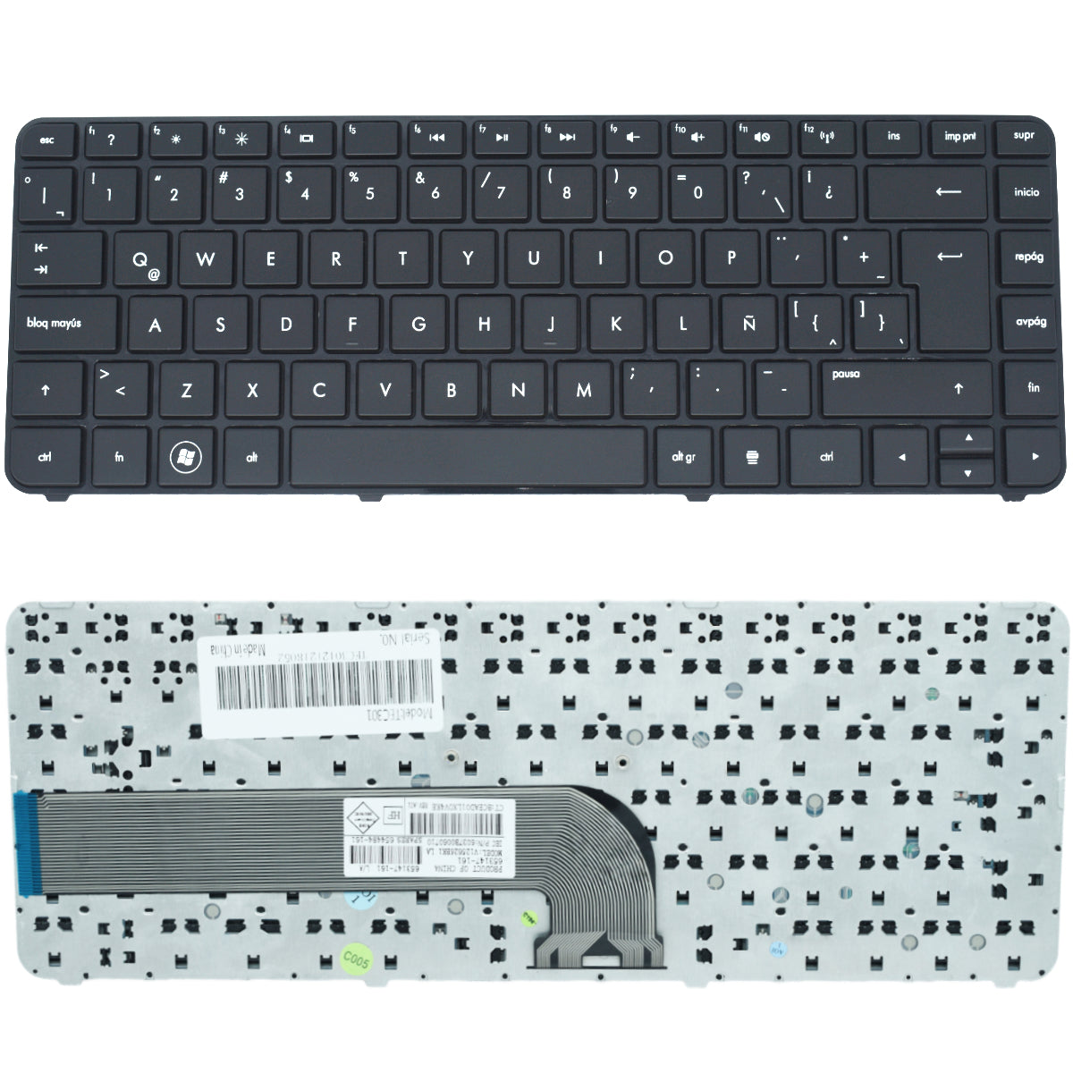 TEC301 Teclado color Negro (SP) para HP Pavilion Dv4-3000, Pavilion Dv4-4000 - Tecnología AltérCo