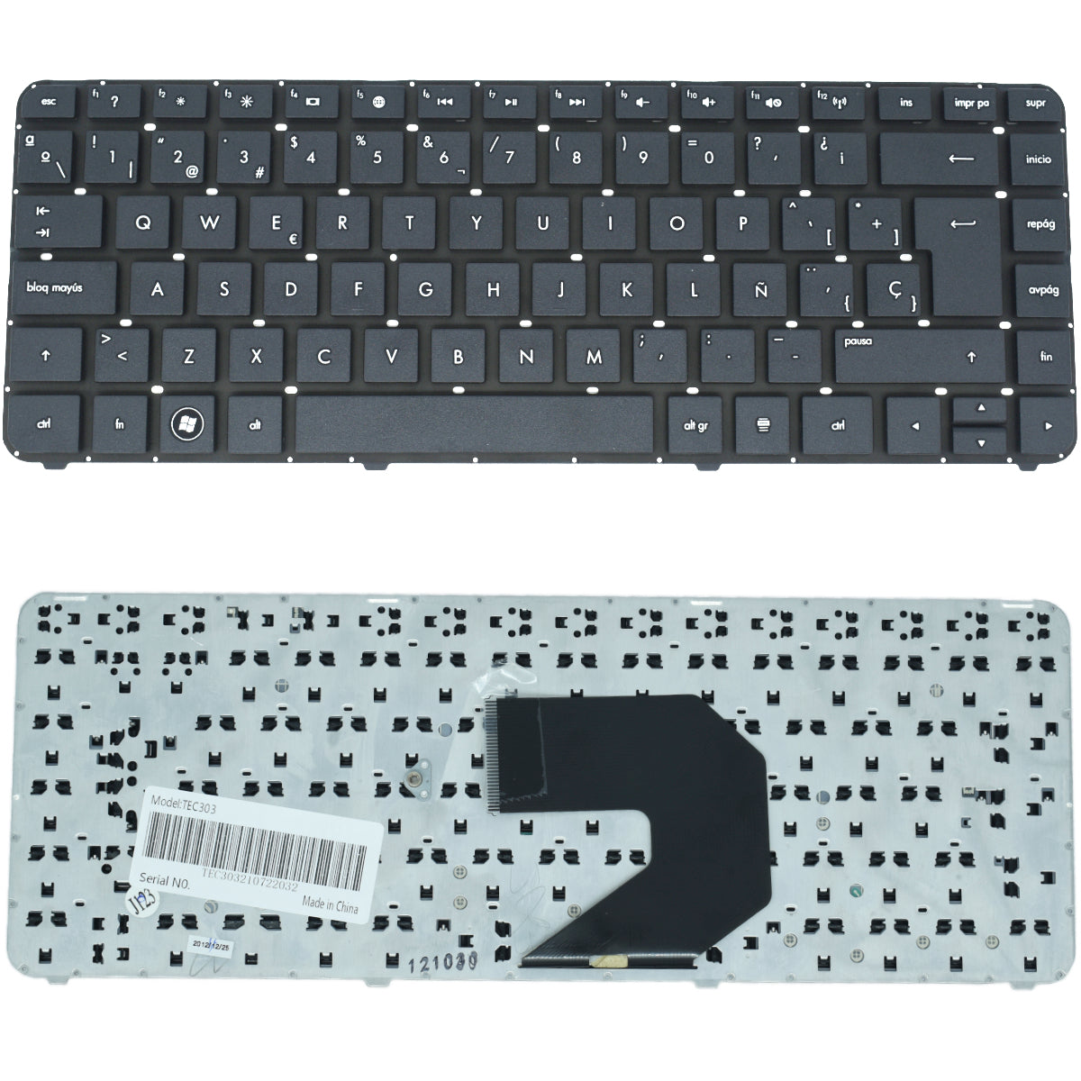 TEC303 Teclado color Negro (SP) para HP PavilionG4-2000 G4-2200 G4-2100 series - Tecnología AltérCo