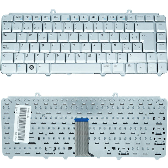 TEC304 Teclado color Plata (SP) para DELL Inspiron 1525, Inspiron 1545, Inspiron 1420, XPS M1330